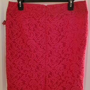 Pink lace skirt size 8 by Merona